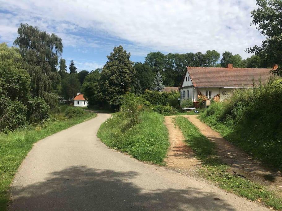 127 Let Stara Chalupa Se Spanim Na Peci A Finskou Saunou Jistebnice Exterior photo